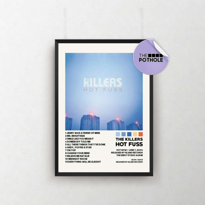 The Killers Posters / Hot Fuss Poster / Album Cover Poster, Print Wall Art, Custom Poster, Home Decor, Album Poster, The Killers, Hot Fuss 2
