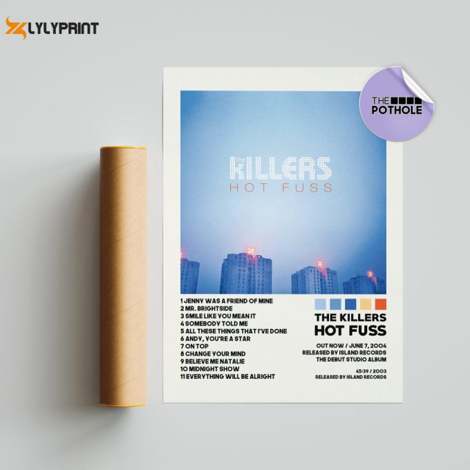 The Killers Posters / Hot Fuss Poster / Album Cover Poster, Print Wall Art, Custom Poster, Home Decor, Album Poster, The Killers, Hot Fuss 1