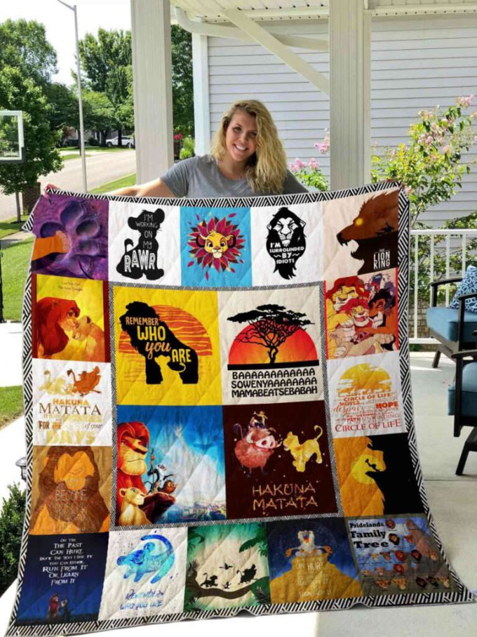 The Lion King Quilt Blanket For Fans Home Decor Gift 2