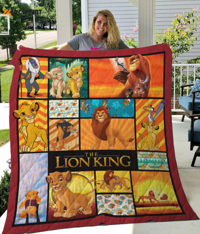 The Lion King Quilt Blanket For Fans Home Decor Gift 1