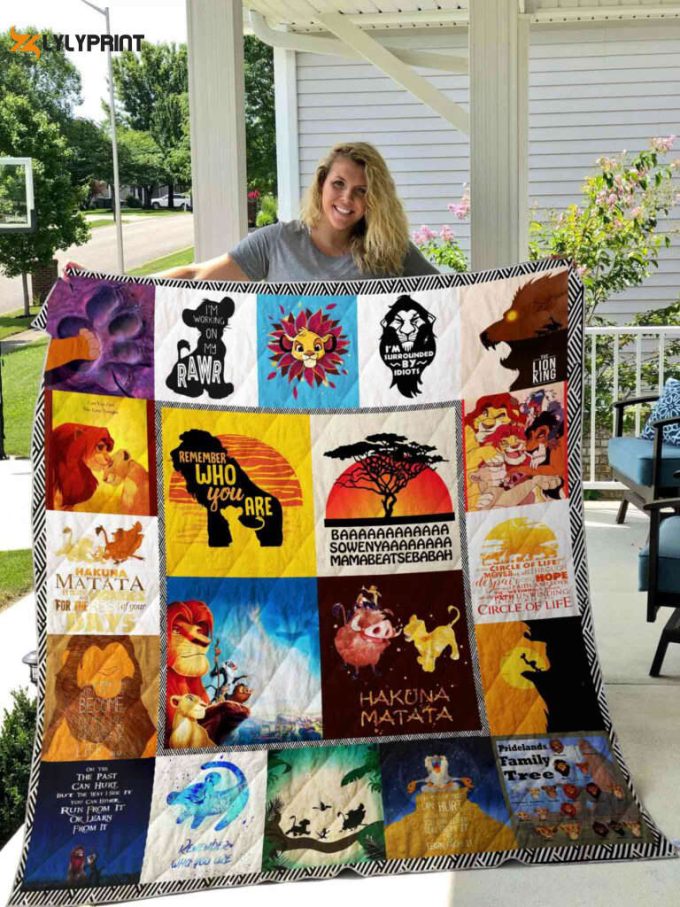 The Lion King Quilt Blanket For Fans Home Decor Gift 1