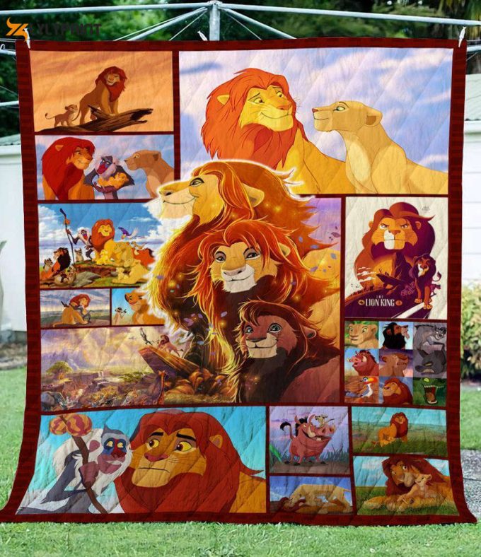 The Lion King Quilt Blanket For Fans Home Decor Gift 1
