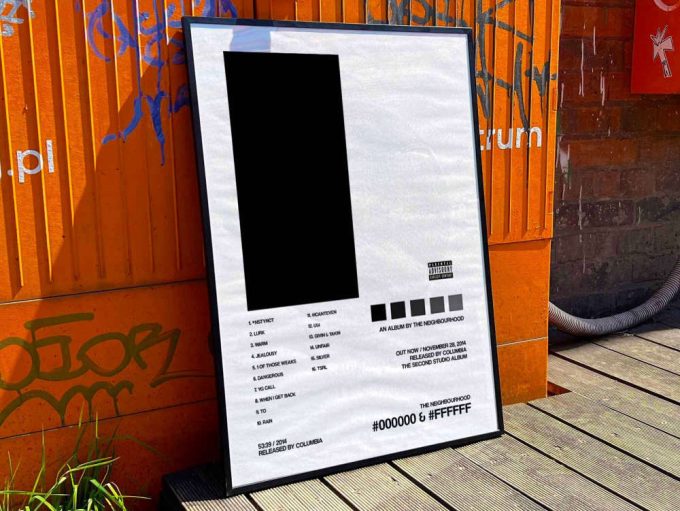 The Neighbourhood &Quot;#00000 And #Fffff&Quot; Album Cover Poster For Home Room Decor, #2 2