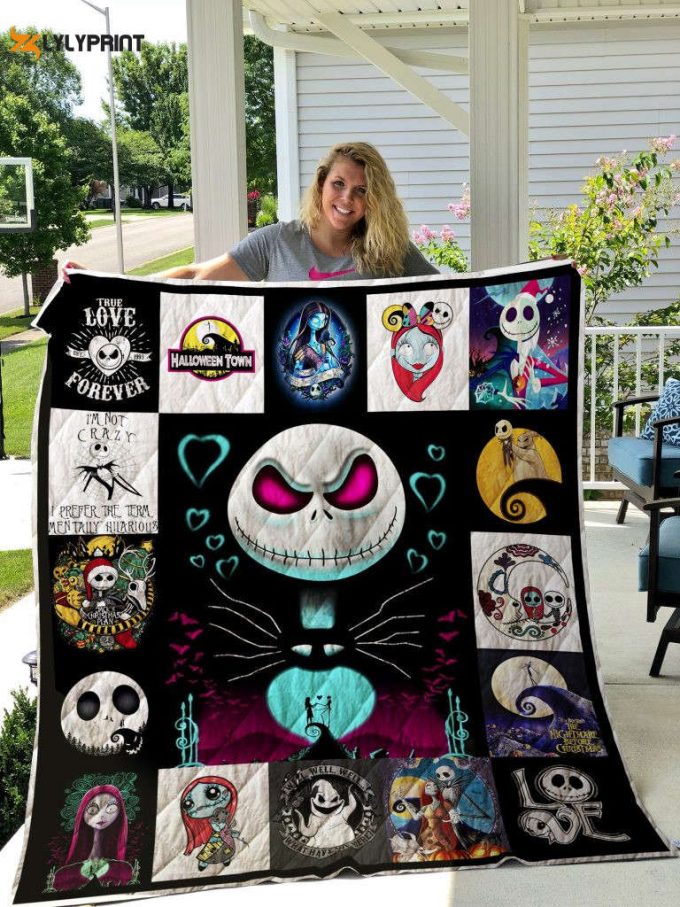 The Nightmare Before Christmas Poster 3D Quilt Blanket For Fans Home Decor Gift 1