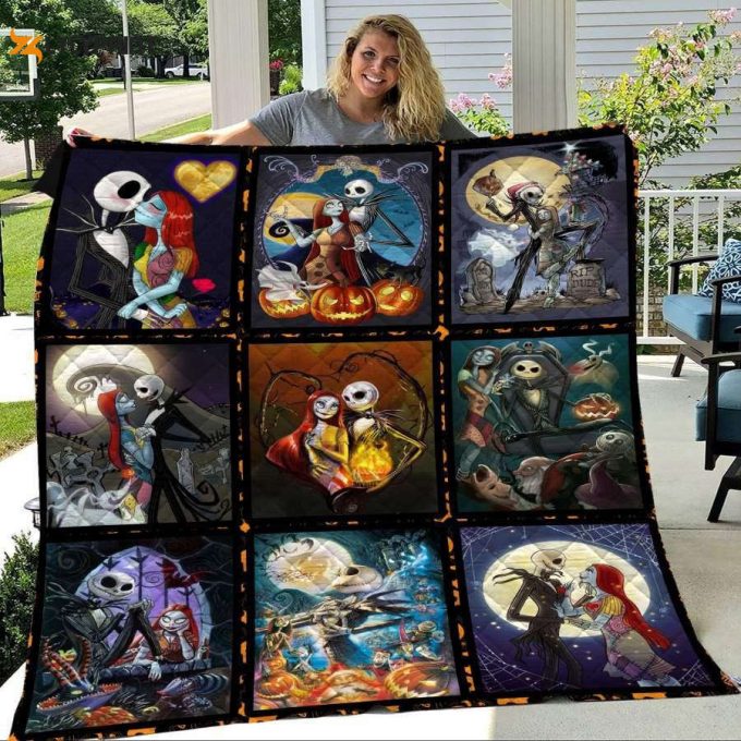 The Nightmare Before Christmas Quilt Blanket For Fans Home Decor Gift 1