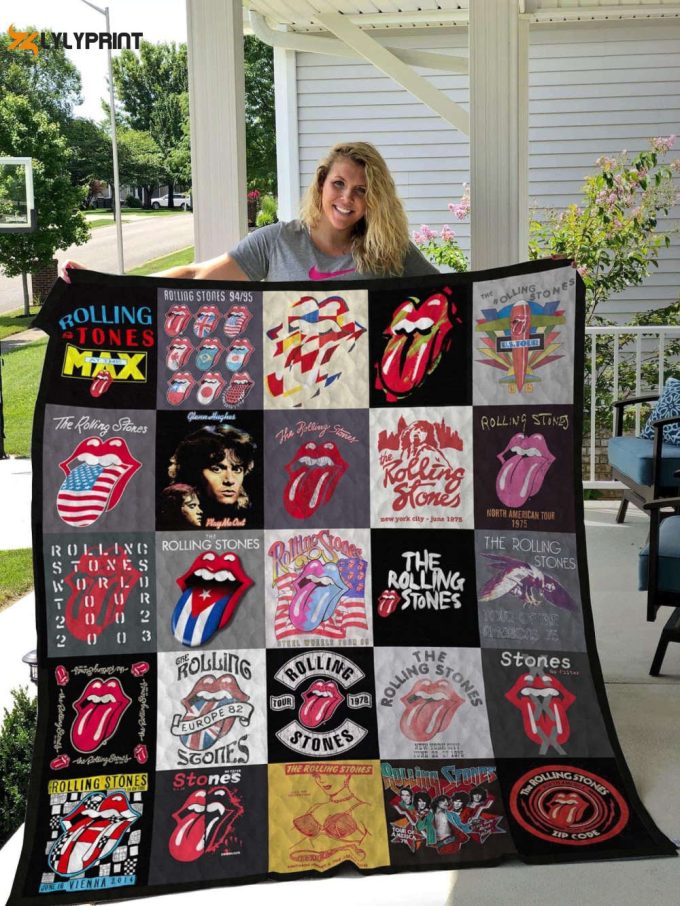 The Rolling Stones 1 Quilt Blanket For Fans Home Decor Gift 1