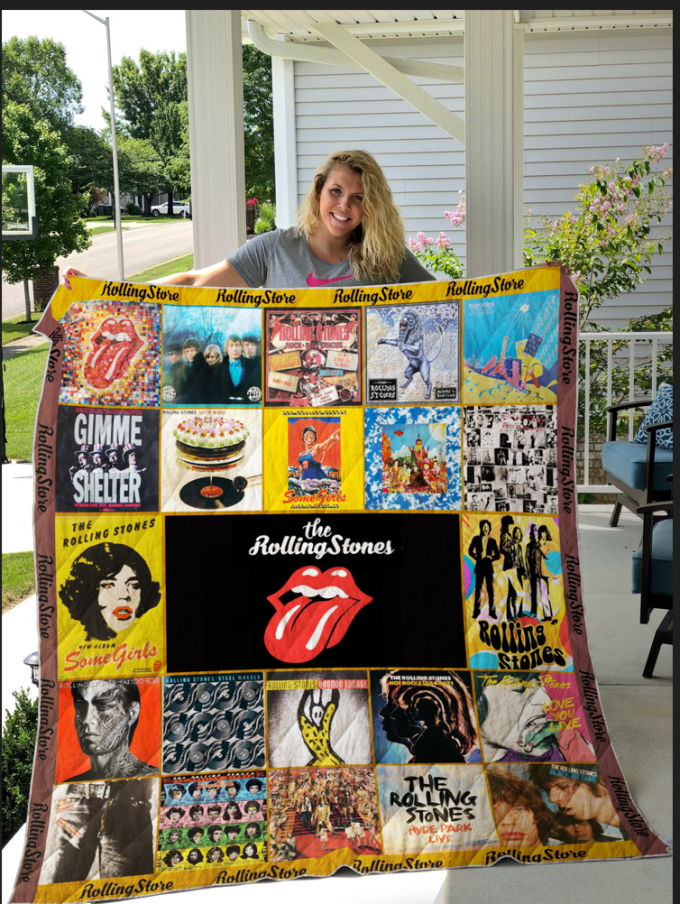 The Rolling Stones 3 Quilt Blanket For Fans Home Decor Gift 2