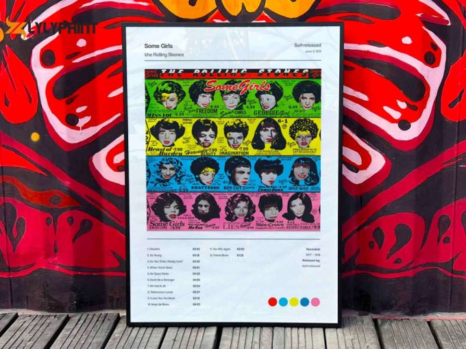 The Rolling Stones &Amp;Quot;Some Girls&Amp;Quot; Album Cover Poster #5 1