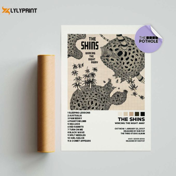 The Shins Posters / Wincing The Night Away Poster / The Shins, Wincing The Night Away, Album Cover Poster / Poster Print Art, Custom Poster 1