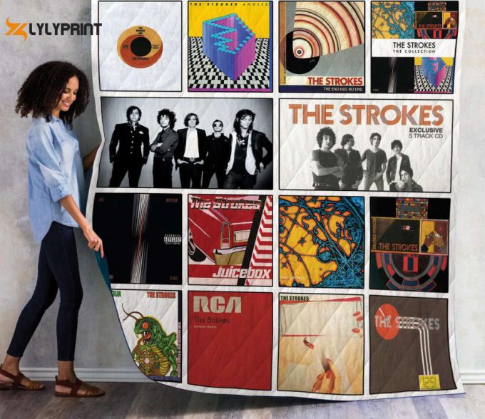 The Strokes 3D Customized Quilt Blanket Gift For Home Decor 1