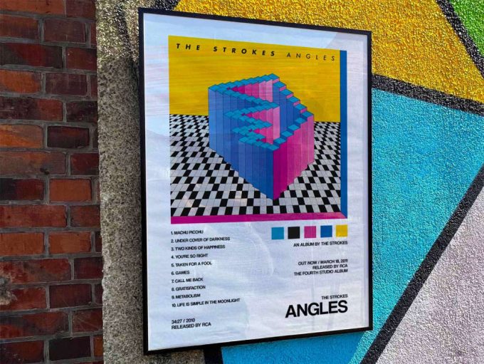 The Strokes &Quot;Angles&Quot; Album Cover Poster For Home Room Decor #2 2