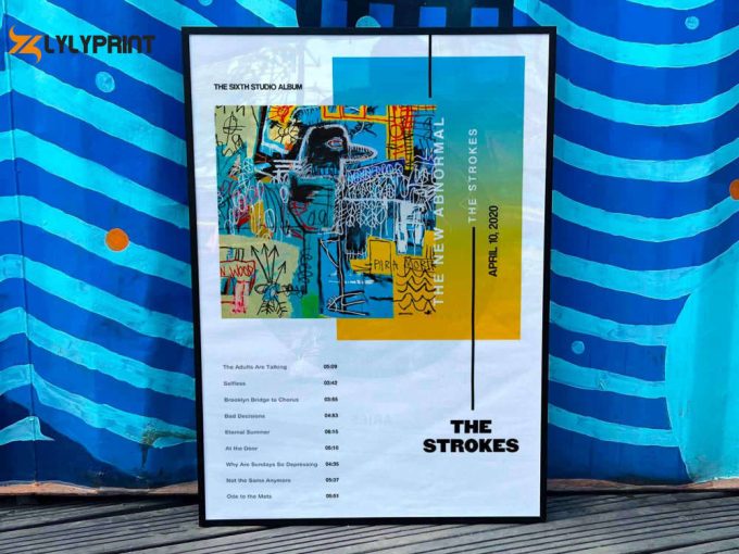 The Strokes &Amp;Quot;The New Abnormal&Amp;Quot; Album Cover Poster For Home Room Decor #3 1