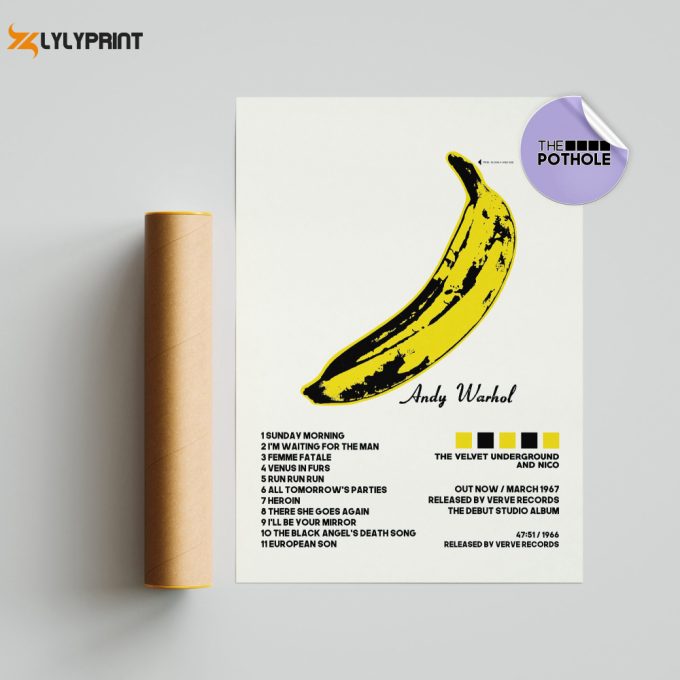 The Velvet Underground &Amp;Amp; Nico Posters / The Velvet Underground And Nico Poster / Album Cover Poster, Poster Print Wall Art, Custom Poster 1