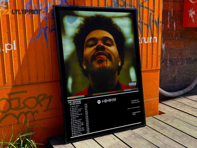 The Weeknd &Amp;Quot;After Hours&Amp;Quot; Album Cover Poster #Custom 1