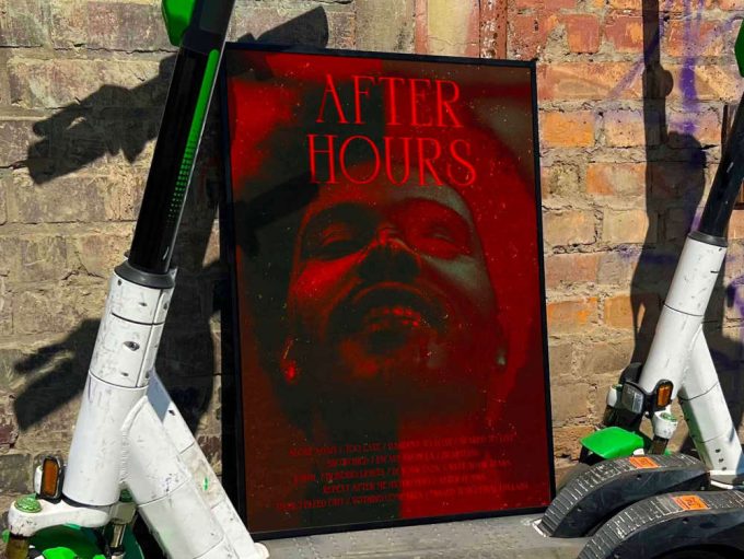 The Weeknd &Quot;After Hours&Quot; Album Cover Poster #Fac &Quot;Deluxe 2
