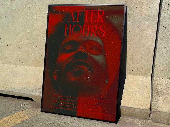 The Weeknd &Quot;After Hours&Quot; Album Cover Poster #Fac &Quot;Deluxe 3