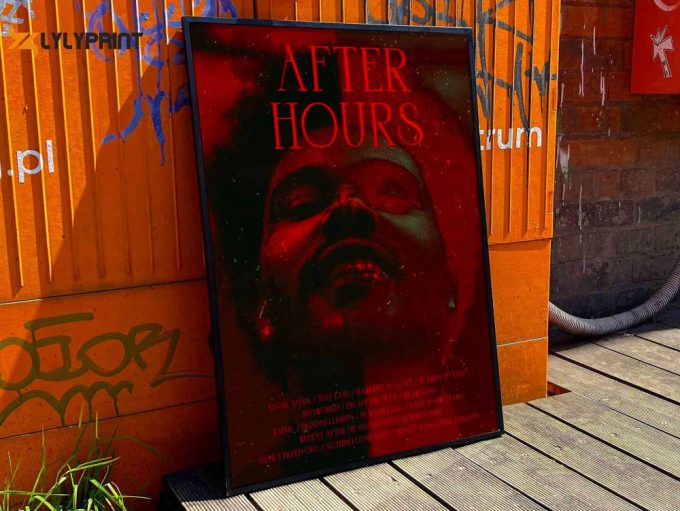 The Weeknd &Amp;Quot;After Hours&Amp;Quot; Album Cover Poster #Fac &Amp;Quot;Deluxe 1