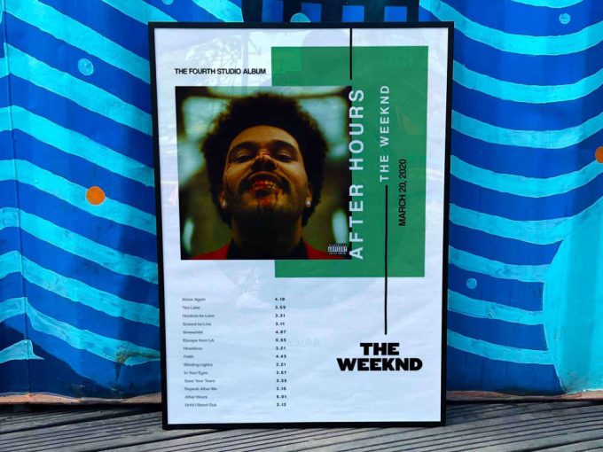 The Weeknd &Quot;After Hours&Quot; Album Cover Poster For Home Room Decor #3 2