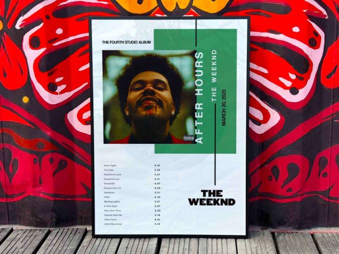 The Weeknd &Quot;After Hours&Quot; Album Cover Poster For Home Room Decor #3 3