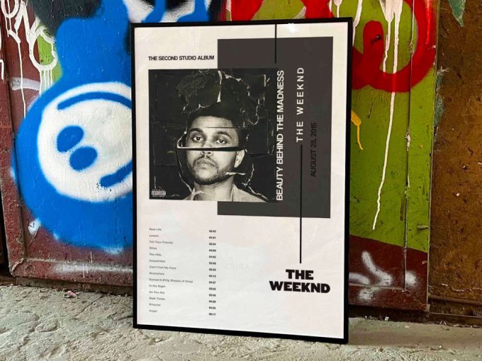 The Weeknd &Quot;Beauty Behind The Madness&Quot; Album Cover Poster #3 2