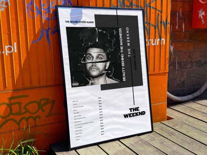 The Weeknd &Quot;Beauty Behind The Madness&Quot; Album Cover Poster #3 3