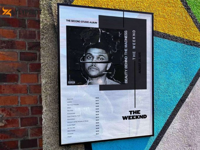 The Weeknd &Amp;Quot;Beauty Behind The Madness&Amp;Quot; Album Cover Poster #3 1