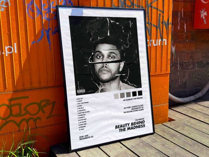 The Weeknd &Quot;Beauty Behind The Madness&Quot; Album Cover Poster For Home Room Decor #2 2