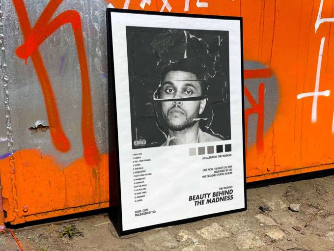 The Weeknd &Quot;Beauty Behind The Madness&Quot; Album Cover Poster For Home Room Decor #2 3