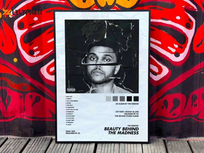 The Weeknd &Amp;Quot;Beauty Behind The Madness&Amp;Quot; Album Cover Poster For Home Room Decor #2 1