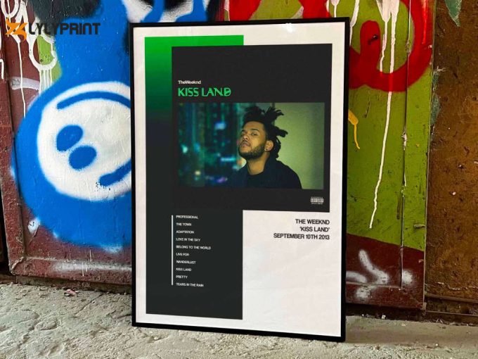 The Weeknd &Amp;Quot;Kiss Land&Amp;Quot; Album Cover Poster For Home Room Decor #1 1