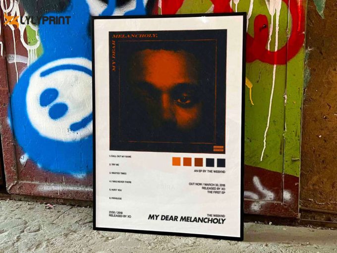 The Weeknd &Amp;Quot;My Dear Melancholy&Amp;Quot; Album Cover Poster #2 1