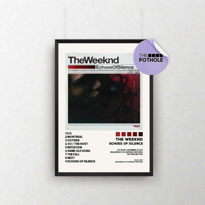 The Weeknd Posters / Echoes Of Silence Poster / The Weeknd, Album Cover Poster / Poster Print Wall Art / Custom Poster / Home Decor 2