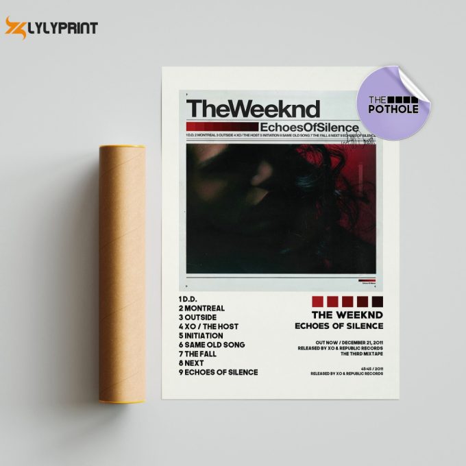 The Weeknd Posters / Echoes Of Silence Poster / The Weeknd, Album Cover Poster / Poster Print Wall Art / Custom Poster / Home Decor 1