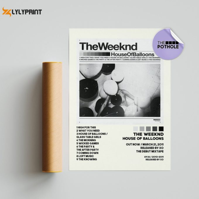 The Weeknd Posters / House Of Balloons Poster / The Weeknd, Album Cover Poster / Poster Print Wall Art / Custom Poster / Home Decor 1