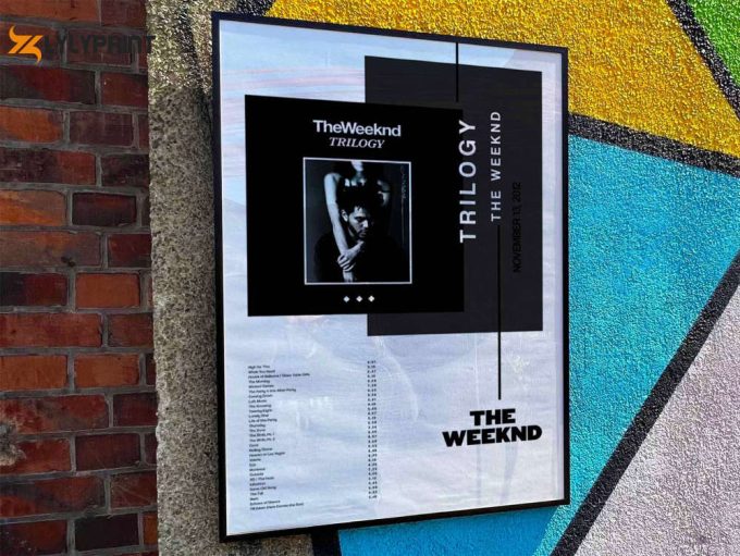 The Weeknd &Amp;Quot;Trilogy&Amp;Quot; Album Cover Poster For Home Room Decor #3 1
