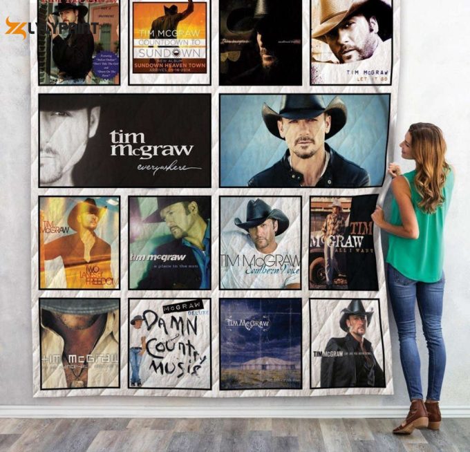 Tim Mcgraw Albums 3D Customized Quilt Blanket For Fans Home Decor Gift 1