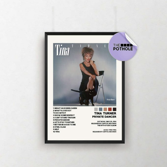 Tina Turner Posters / Private Dancer Poster, Tracklist Album Cover Poster, Print Wall Art, Custom Poster, Tina Turner, Private Dancer 2