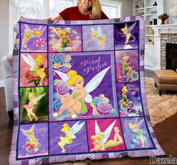 Tinker Bell 1 Quilt Blanket For Fans Home Decor Gift 2