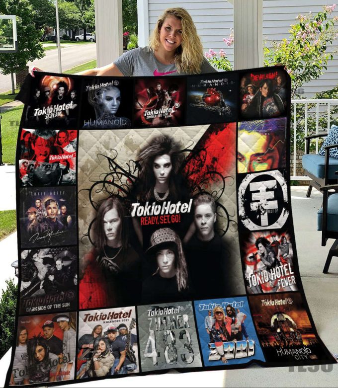 Tokio Hotel Quilt Blanket For Fans Home Decor Gift 2