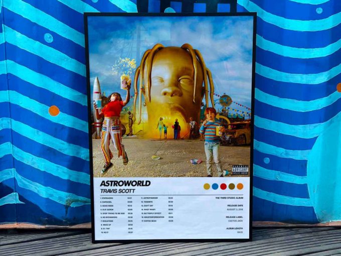 Travis Scott &Quot;Astroworld&Quot; Album Cover Poster For Home Room Decor #6 2