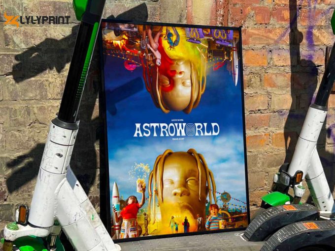 Travis Scott &Amp;Quot;Astroworld&Amp;Quot; Album Cover Poster For Home Room Decor #Fac 1