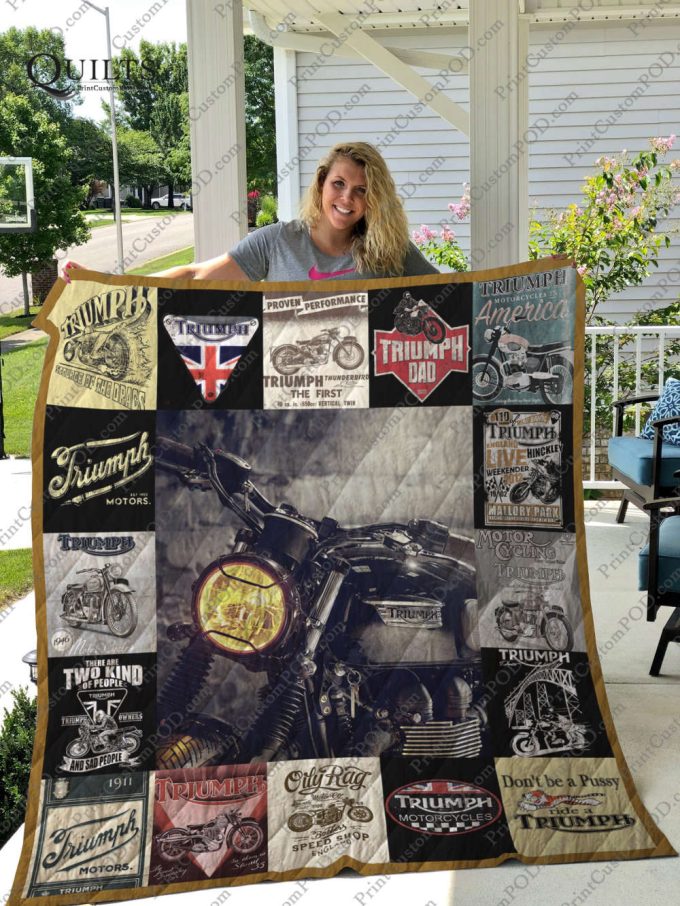 Triumph Quilt Blanket For Fans Home Decor Gift 2