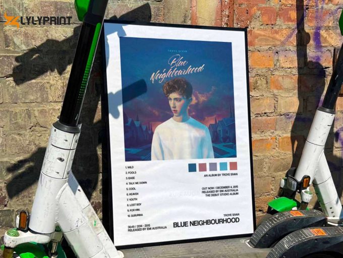 Troye Sivan &Amp;Quot;Blue Neighbourhood&Amp;Quot; Album Cover Poster #2 1