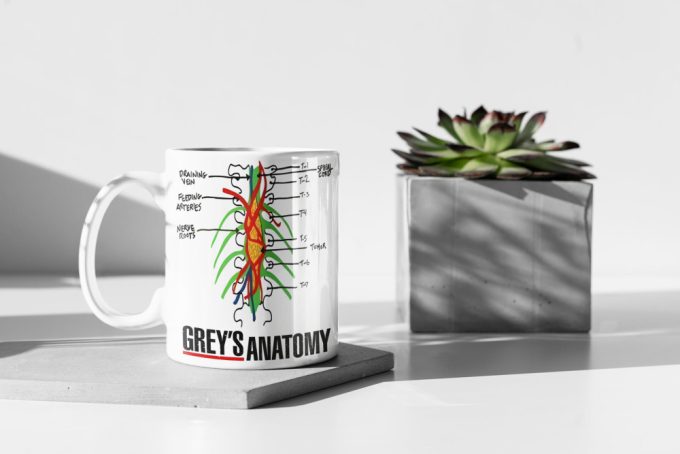 Tumor On A Wall Grey'S Anatomy Tv Show Cute Funny Grey'S Fan Gift Doctor Gift Mug 11&Quot; Double Sided Ceramic Mug Gift 2