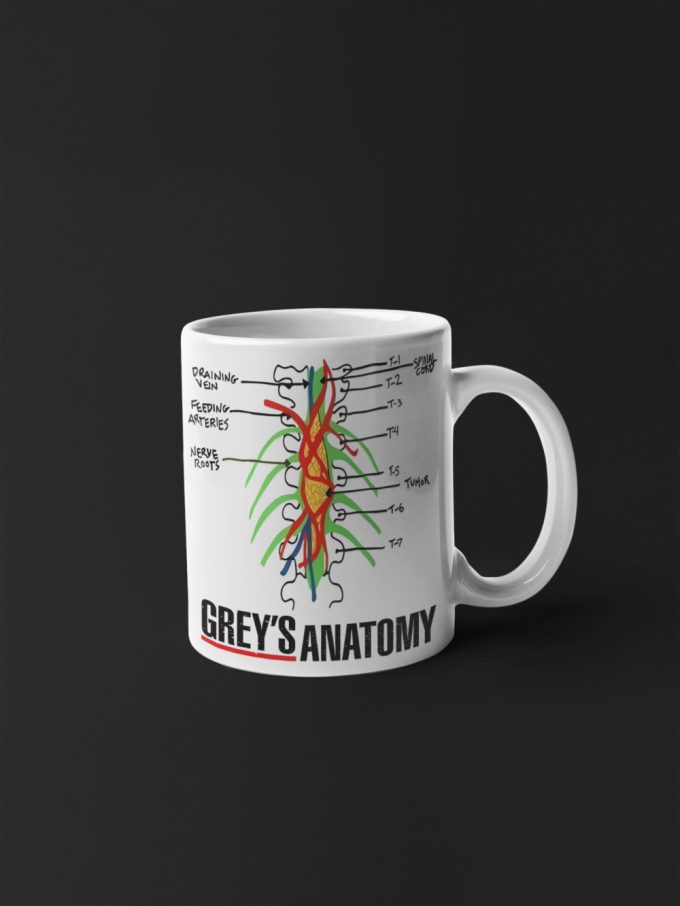 Tumor On A Wall Grey'S Anatomy Tv Show Cute Funny Grey'S Fan Gift Doctor Gift Mug 11&Quot; Double Sided Ceramic Mug Gift 3