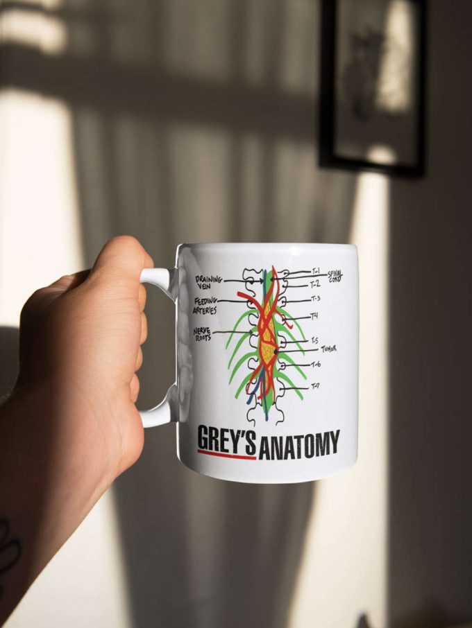 Tumor On A Wall Grey'S Anatomy Tv Show Cute Funny Grey'S Fan Gift Doctor Gift Mug 11&Quot; Double Sided Ceramic Mug Gift 4