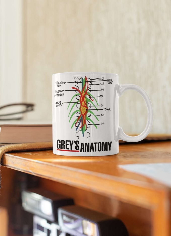 Tumor On A Wall Grey'S Anatomy Tv Show Cute Funny Grey'S Fan Gift Doctor Gift Mug 11&Quot; Double Sided Ceramic Mug Gift 5