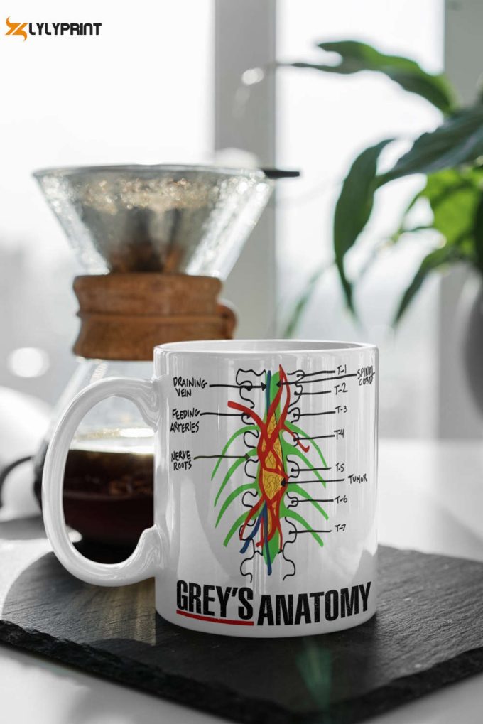 Tumor On A Wall Grey'S Anatomy Tv Show Cute Funny Grey'S Fan Gift Doctor Gift Mug 11&Amp;Quot; Double Sided Ceramic Mug Gift 1