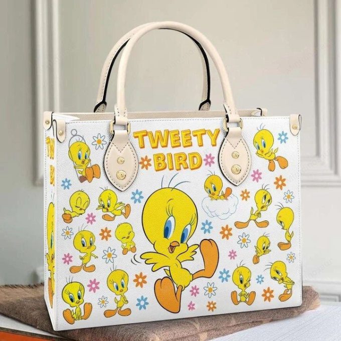 Tweety 2 Leather Handbag For Women Gift 2