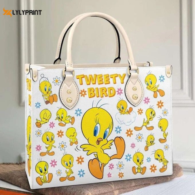 Tweety 2 Leather Handbag For Women Gift 1